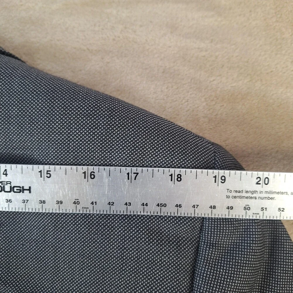 Vintage Polo Ralph Lauren Sport Coat Jacket Mens 44 Gray Check 2 Button USA 90s